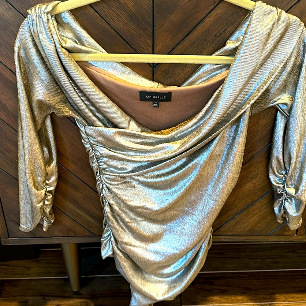 Metallic bodysuit
